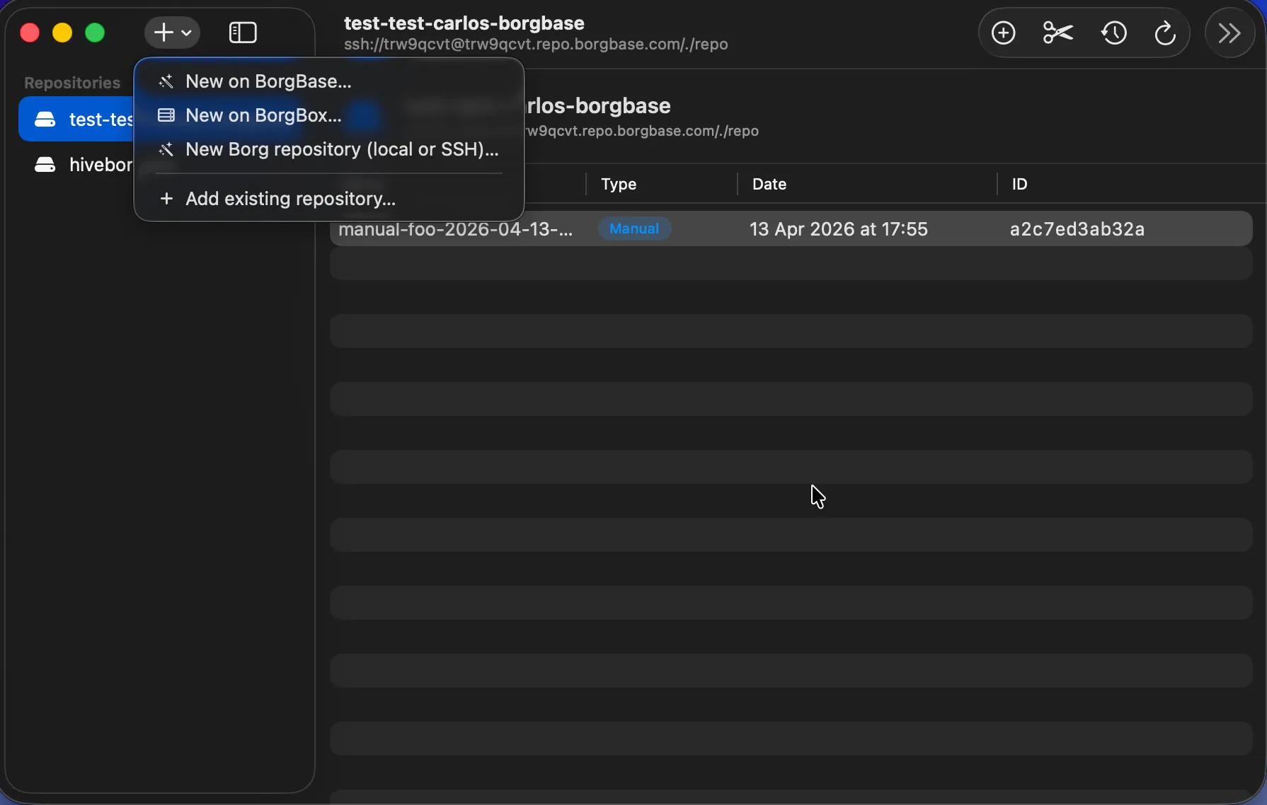 New repo, any provider